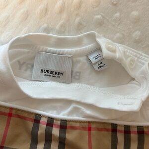 Burberry Infant Top with Iconic Check Pattern